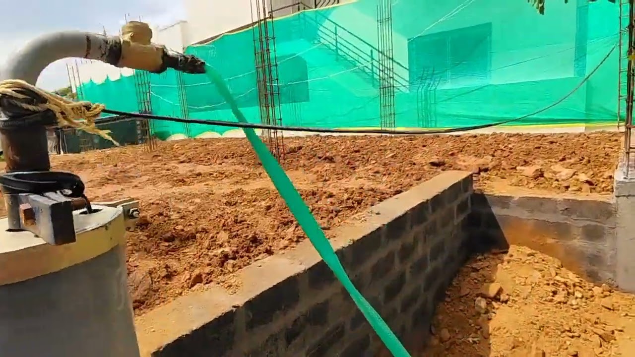 Basement filling with gravel