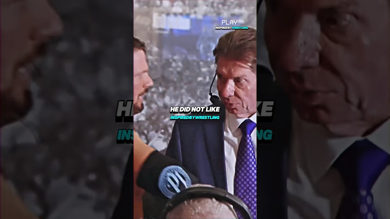 AJ Styles Says Vince McMahon Hated Him 😱 #shorts #wwe