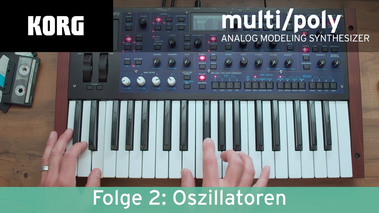 KORG multi/poly Deep Dive – Oszillatoren