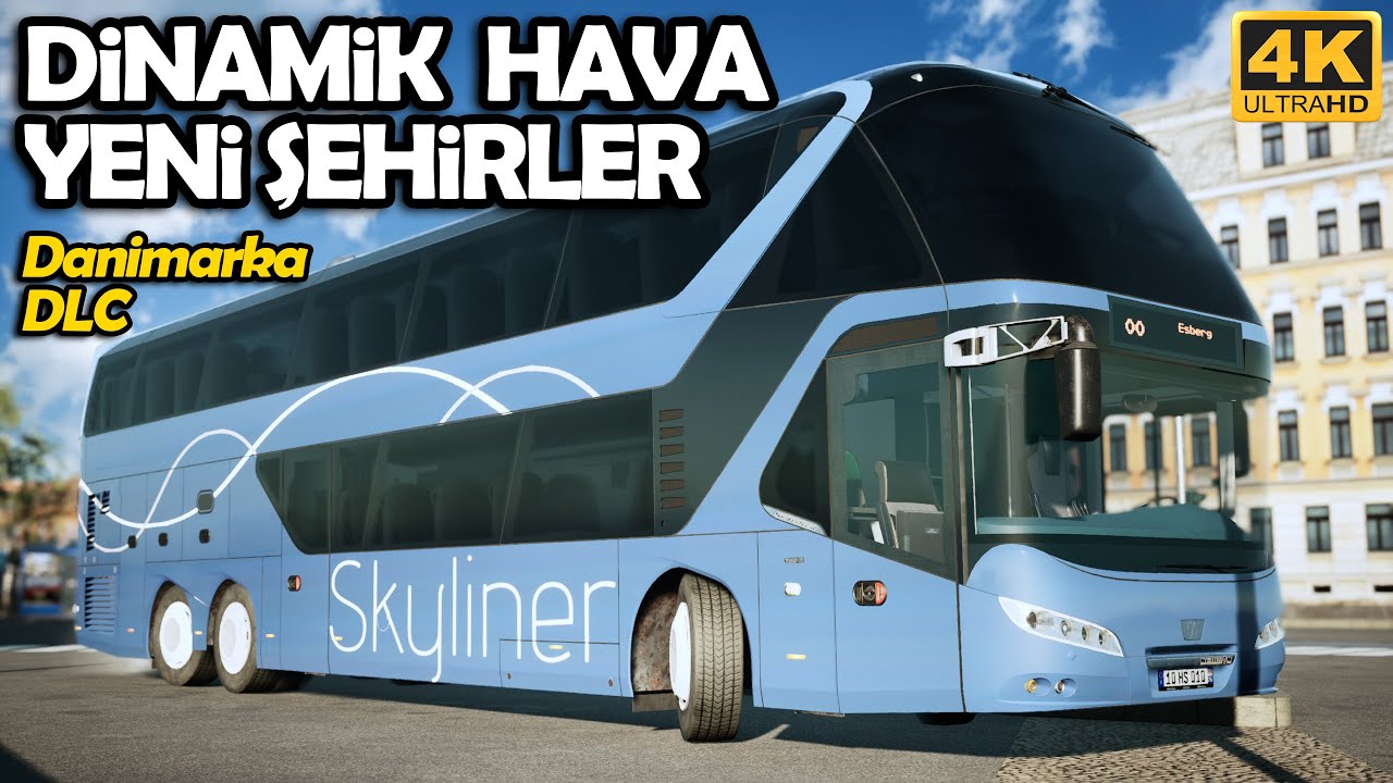 YENİ DANİMARKA DLC ÇIKIŞ YAPTI !! DİNAMİK HAVA İLE YENİ ŞEHİRLERİ KEŞFEDİYORUZ | FERNBUS SIMULATOR !