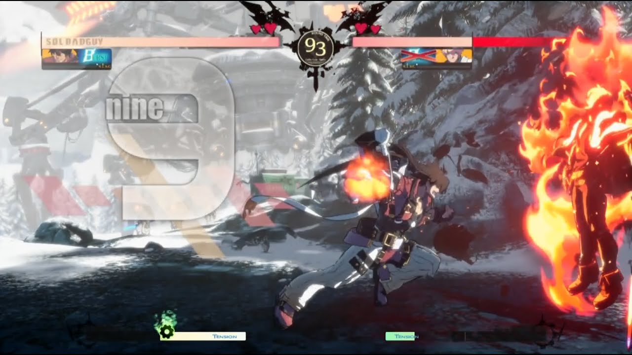 【Guilty Gear Strive Closed Beta】 Some simple/silly Sol combos (pardon the quality)（ソル 基礎コンボ）
