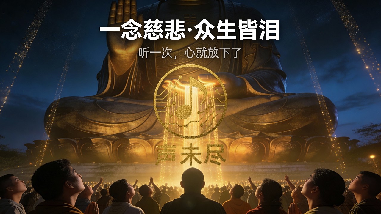 《一念慈悲 · 眾生皆淚》 · 一首震撼心靈的佛曲 | 願所有撐太久的人，都能被慈悲接住 | 佛曲 | 催淚 | 感動到哭的歌