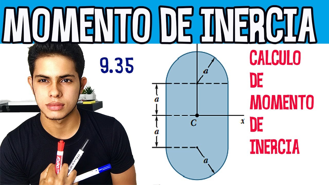 Ejercicio 9.35 Beer | Calculo de Momento de Inercia