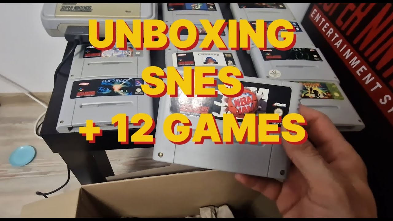 UNBOXING & TESTARE SNES + 12 JOCURI LA SUPER PREȚ 😱 MERITĂ INVESTIȚIA? 🤔