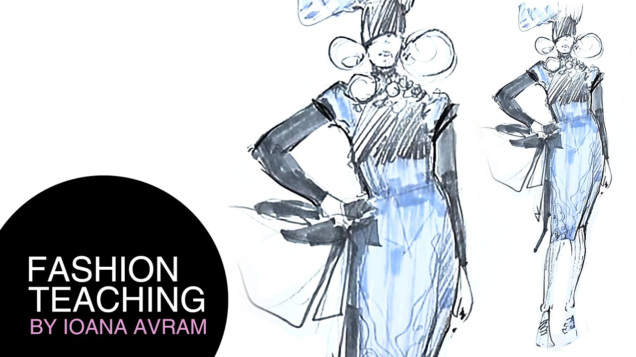 How to draw a fashion sketch step by step for beginners