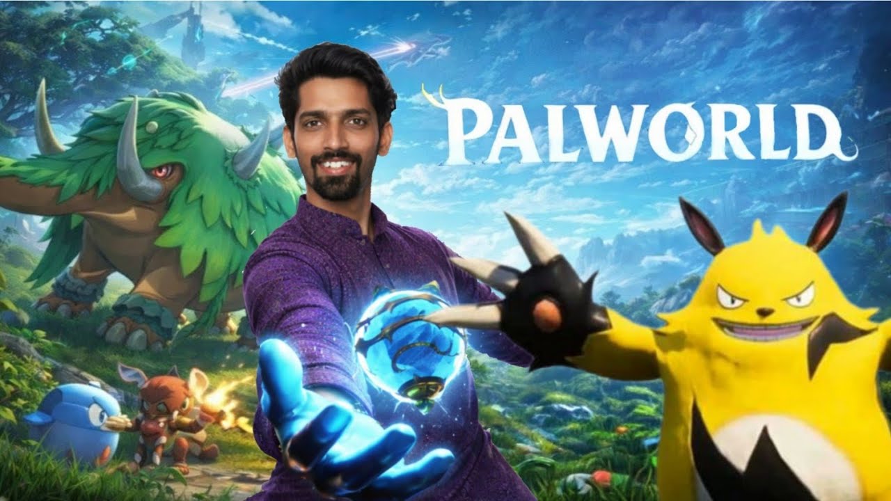 MY FIRST DAY IN NEW WORLD OF POKEMONS | PALWORLD GAMEPLAY1 