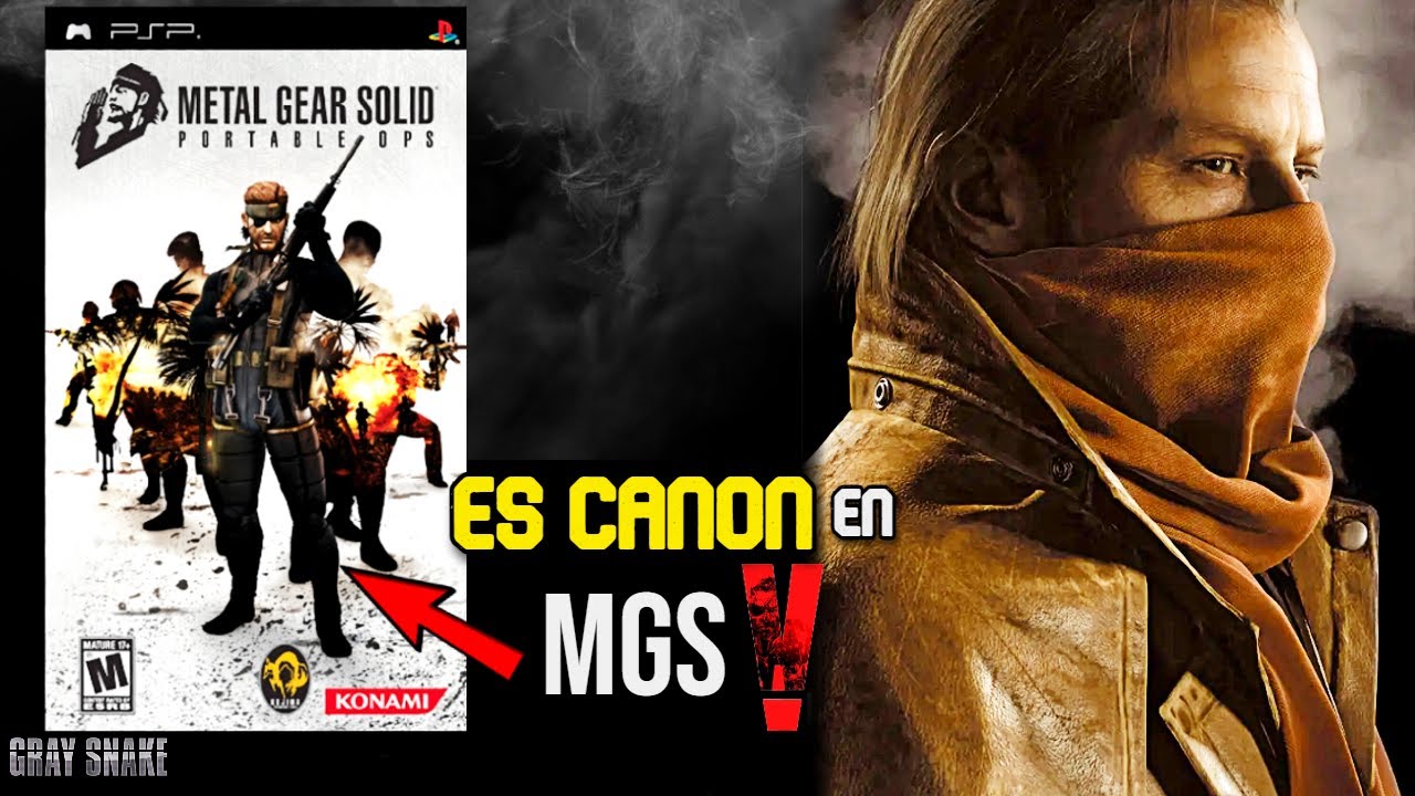 Metal Gear V подтверждает, что Portable Ops — это CANON
