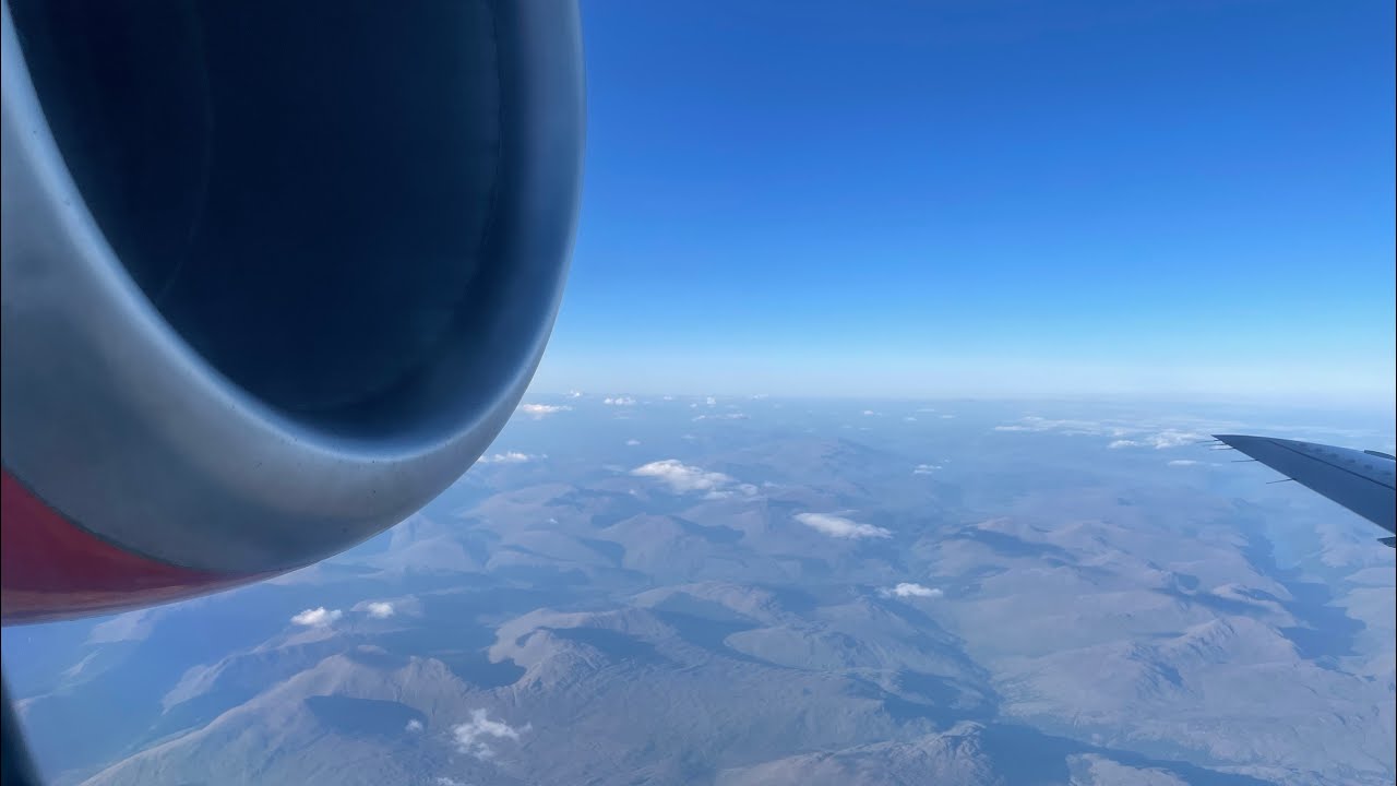 LOGANAIR | Stornoway-Glasgow Airport Embraer E145 | stunning Scottish scenery  #loganair #embraer