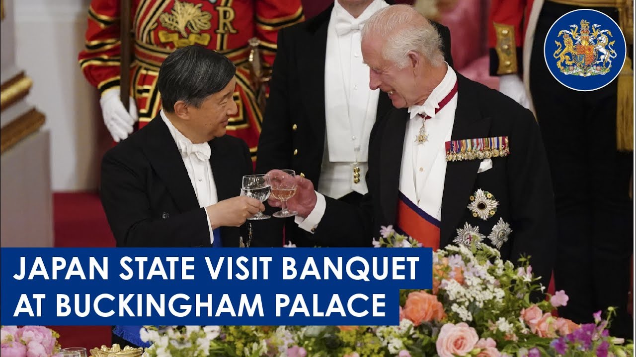 Japan State Visit Banquet at Buckingham Palace
