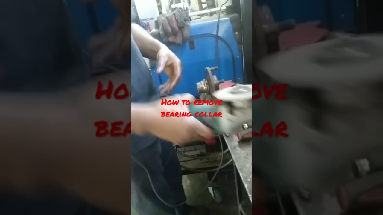 DIY How to remove bearing collar #shorys