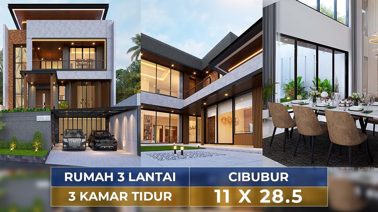 DESAIN RUMAH MODERN INDUSTRIAL DI JAKARTA TIMUR! PUNYA TAMAN BELAKANG UNIK ALA JEPANG - JASA DESAIN