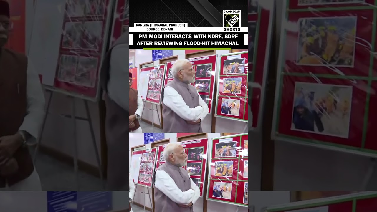 PM Modi meets NDRF, SDRF officials after Himachal flood review; announces ₹1,500 Cr aid for state