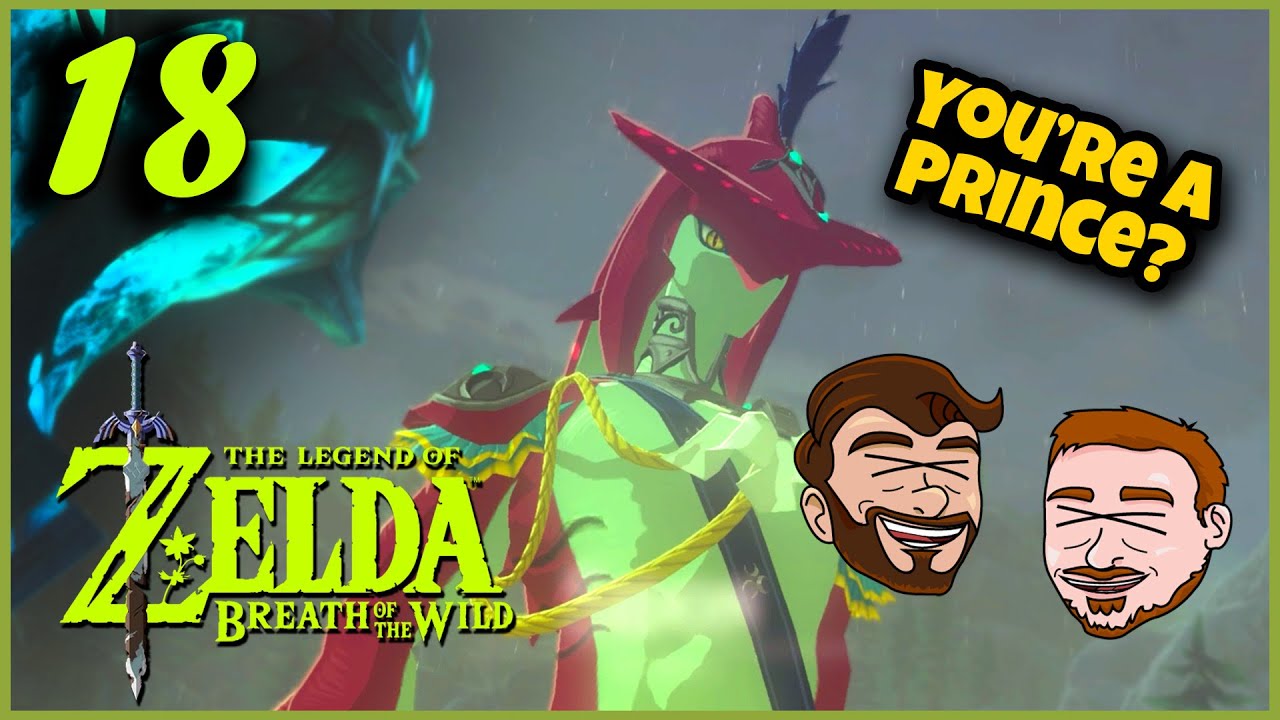 Meeting the Prince of Zora in Zelda: Breath of the Wild