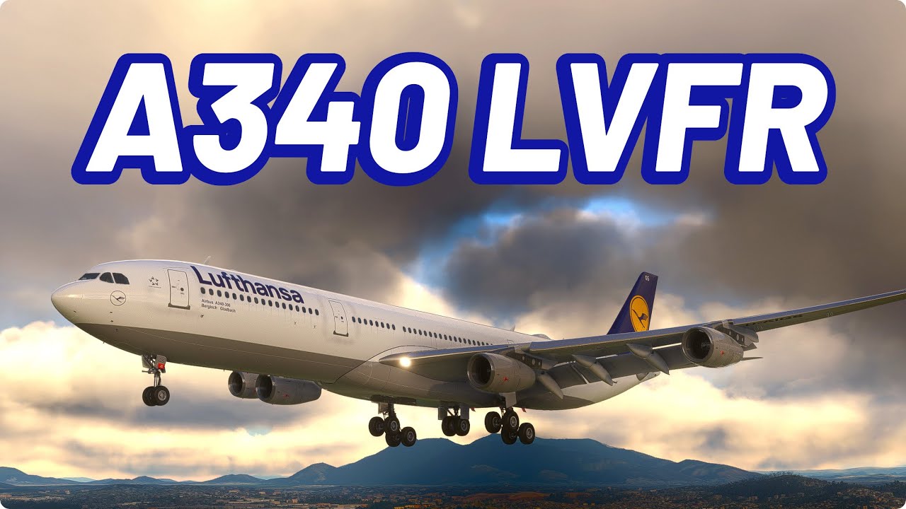 A340 da LVFR no FLIGHT SIMULATOR 2020 PC/XBOX 🔥