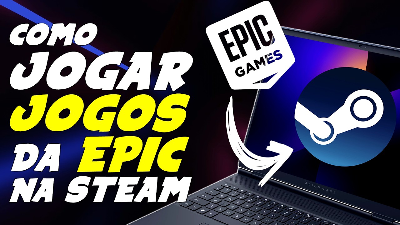 Como JOGAR JOGOS da EPIC GAMES na STEAM