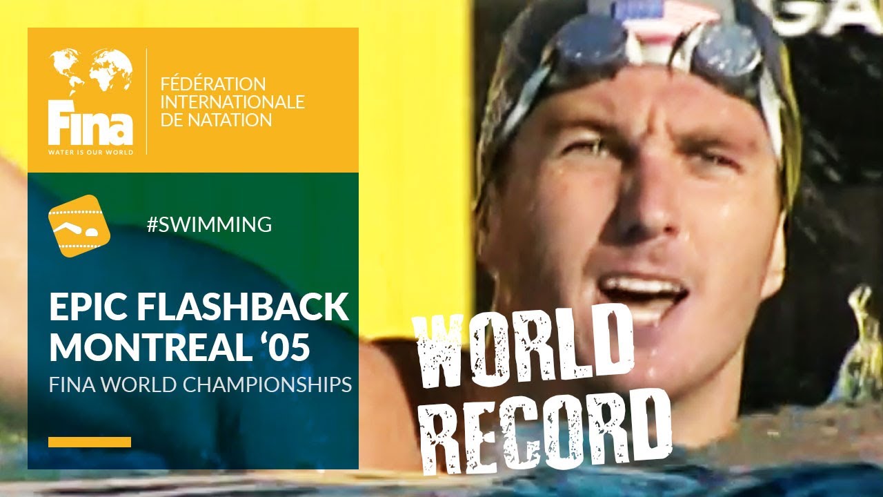 Aaron Peirsol's World Record at Montreal 2005 | FINA World Championships