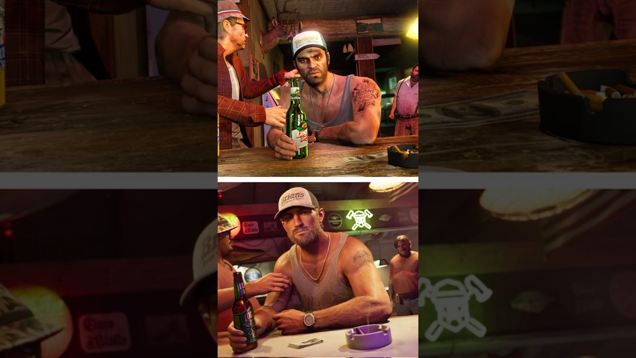 GTA 5 vs GTA 6 Graphics Comparison ! #gta6 #gta5 #2026