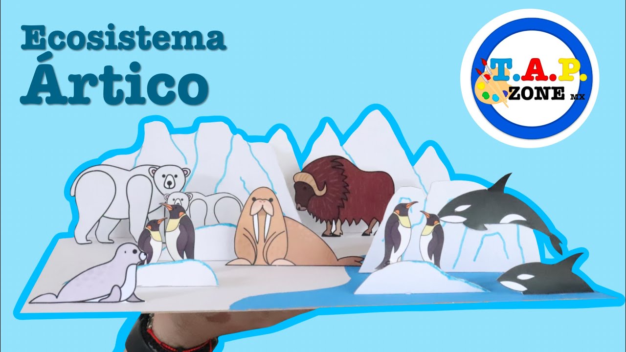 Como hacer la Maqueta del ecosistema Artico / Polar - TAP ZONE Mx (EP. 7)