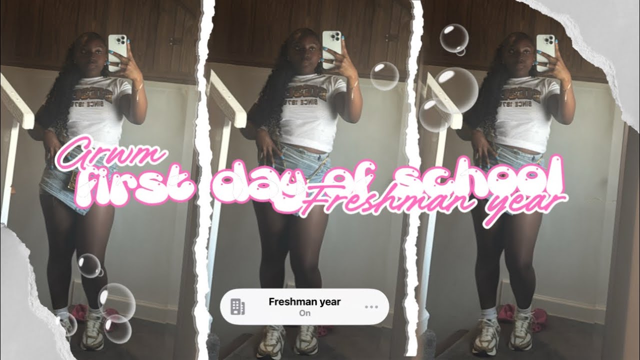 GRWM FOR THE FIRST DAY OF School  * freshman year *