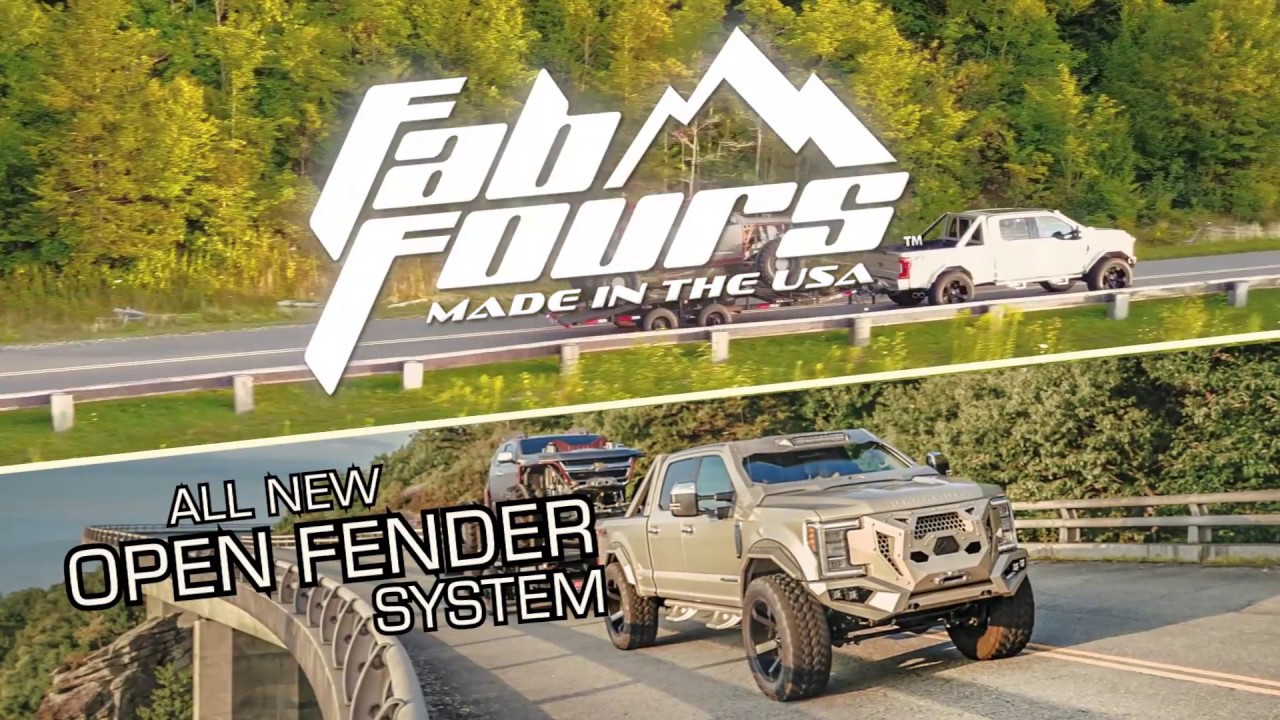 Fab Fours Open Fender System, Truck Grumper, and Truck Vicowl.