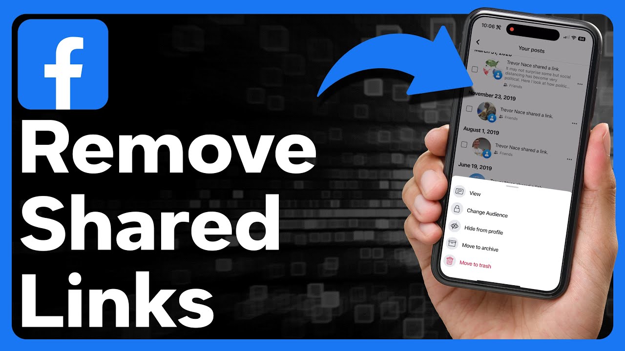 How To Find And Remove Shared Links On Facebook