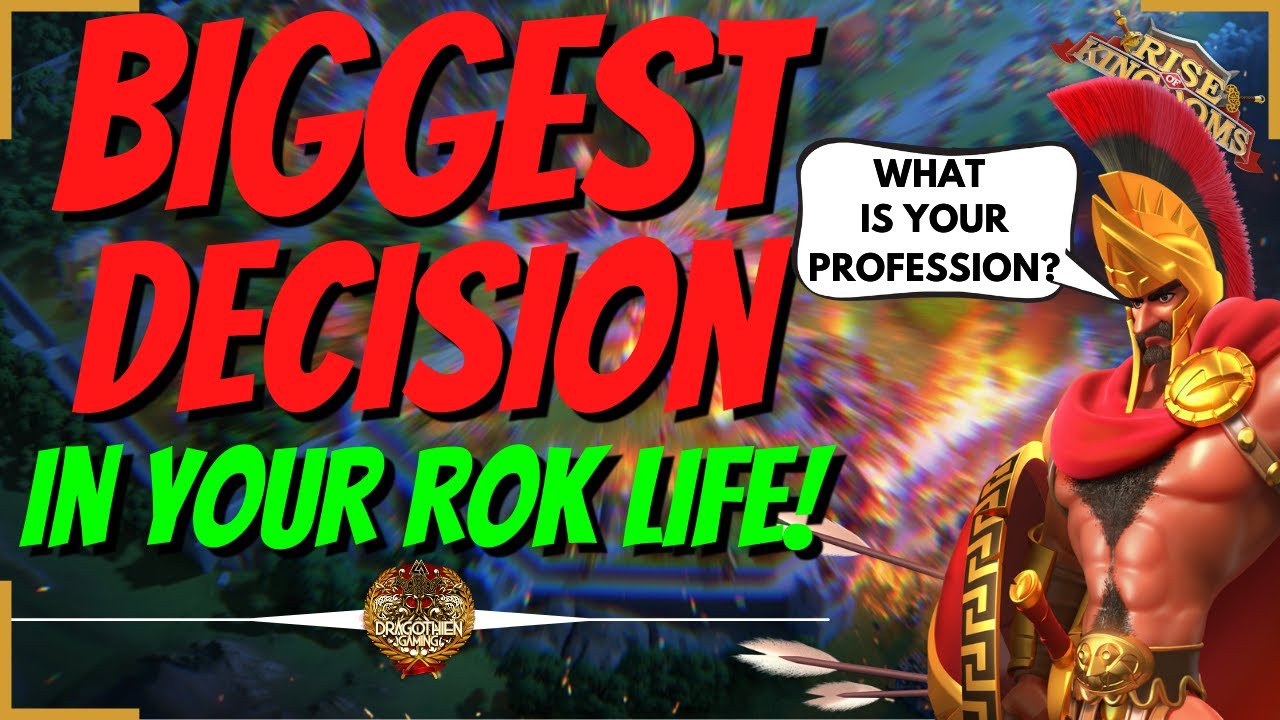 BIGGEST DECISION OF YOUR RoK LIFE! What ROLE will you PLAY? Rise of Kingdoms