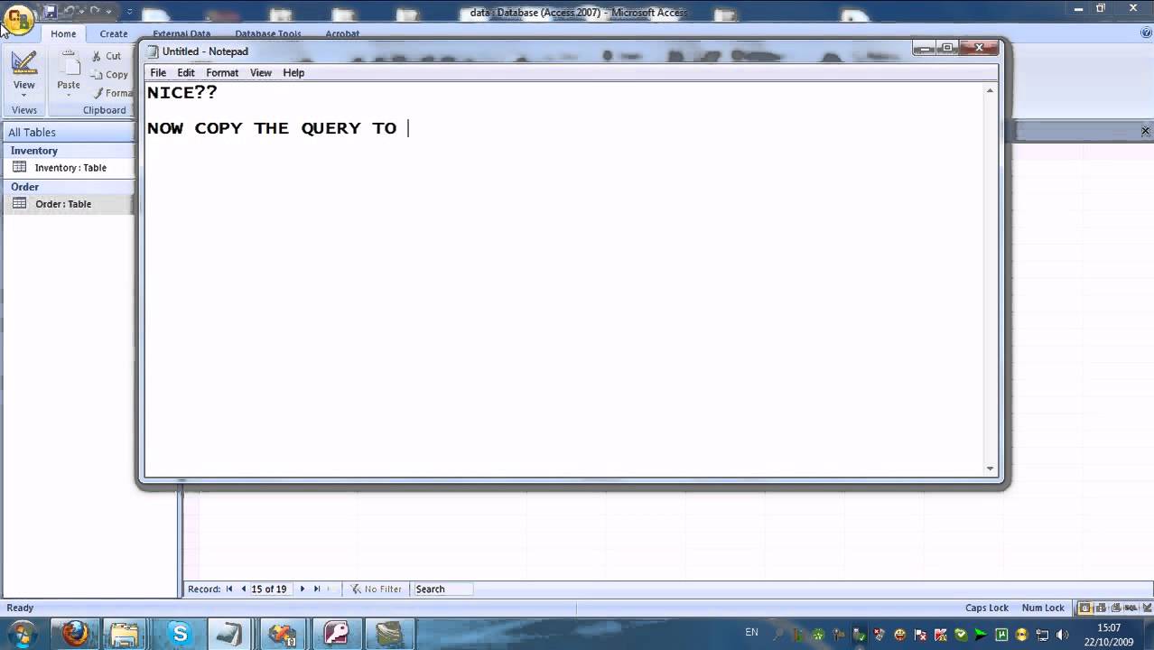 VB NET exception on nz MS access function