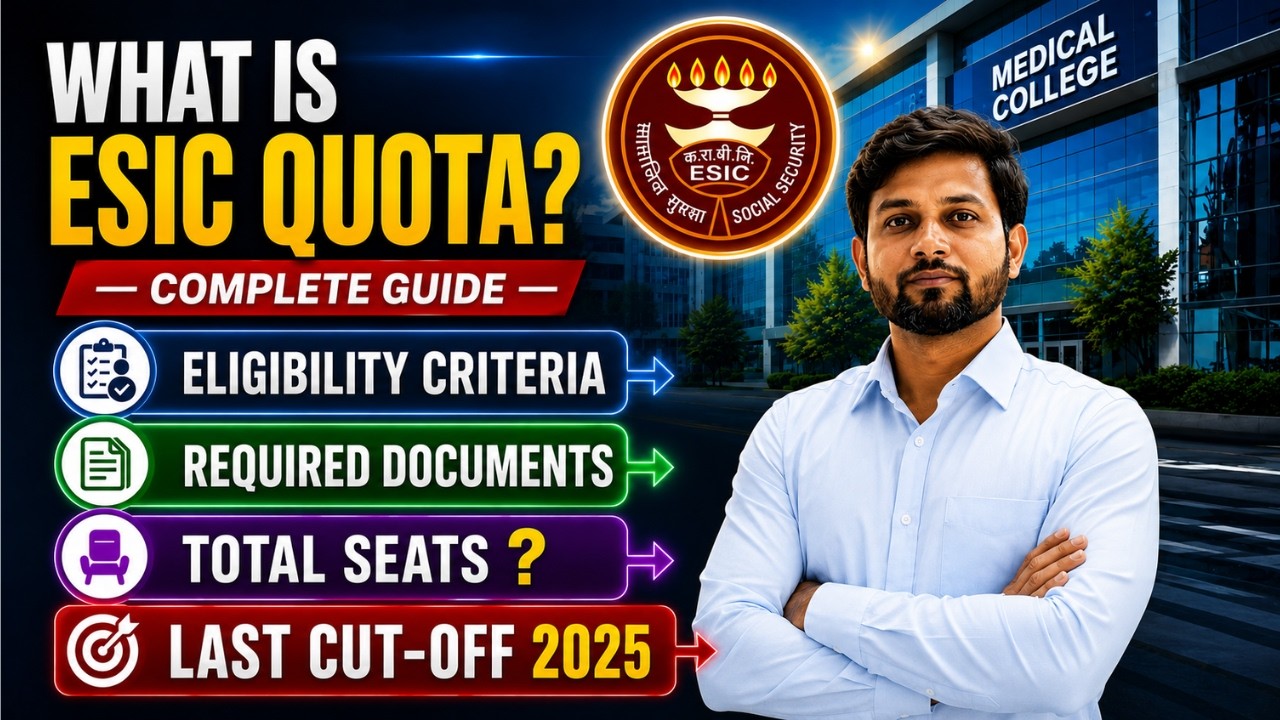 What is ESIC Quota? Complete Guide 2026 | Eligibility, Documents, Seats & Cutoff