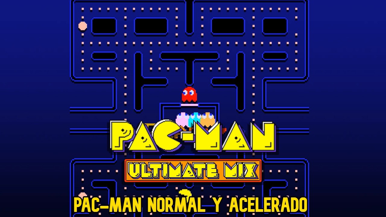 Pac-Man Ultimate Mix Pac-Man Juego Normal y Acelerado