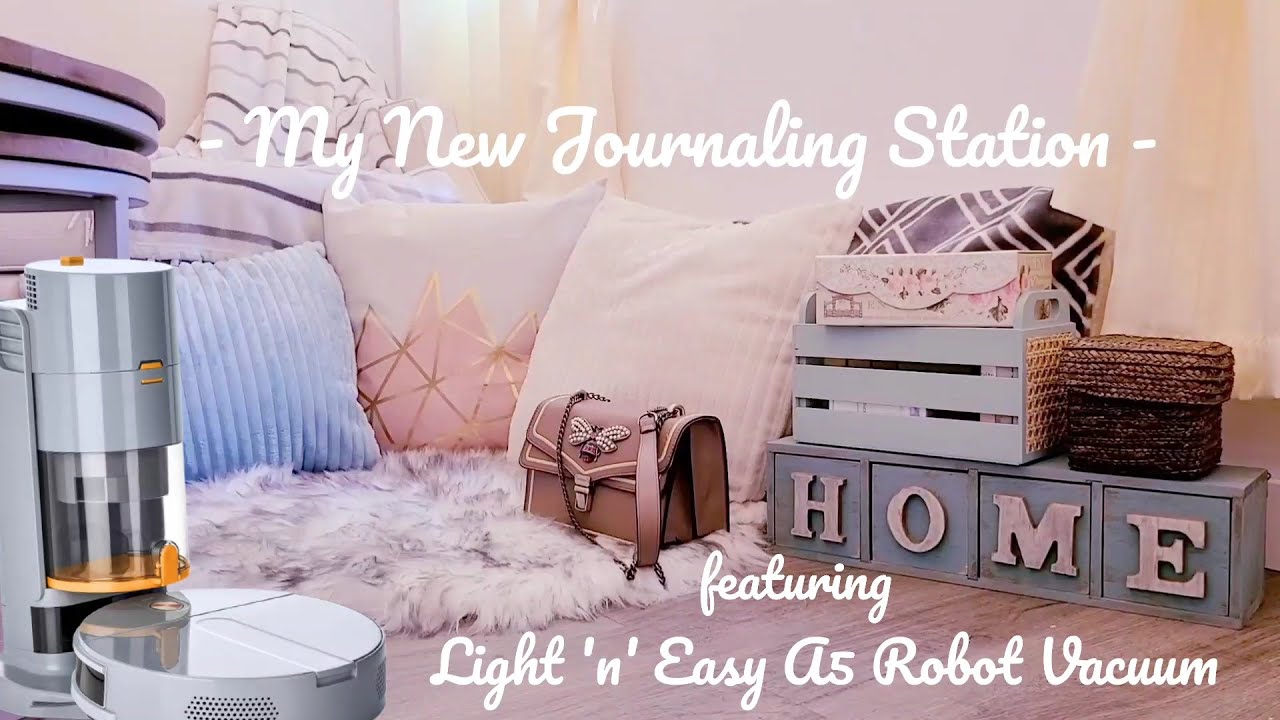 Decorating my porch + new journaling station feat. Light 'N' Easy A5 Robot Vacuum + Journal With Me