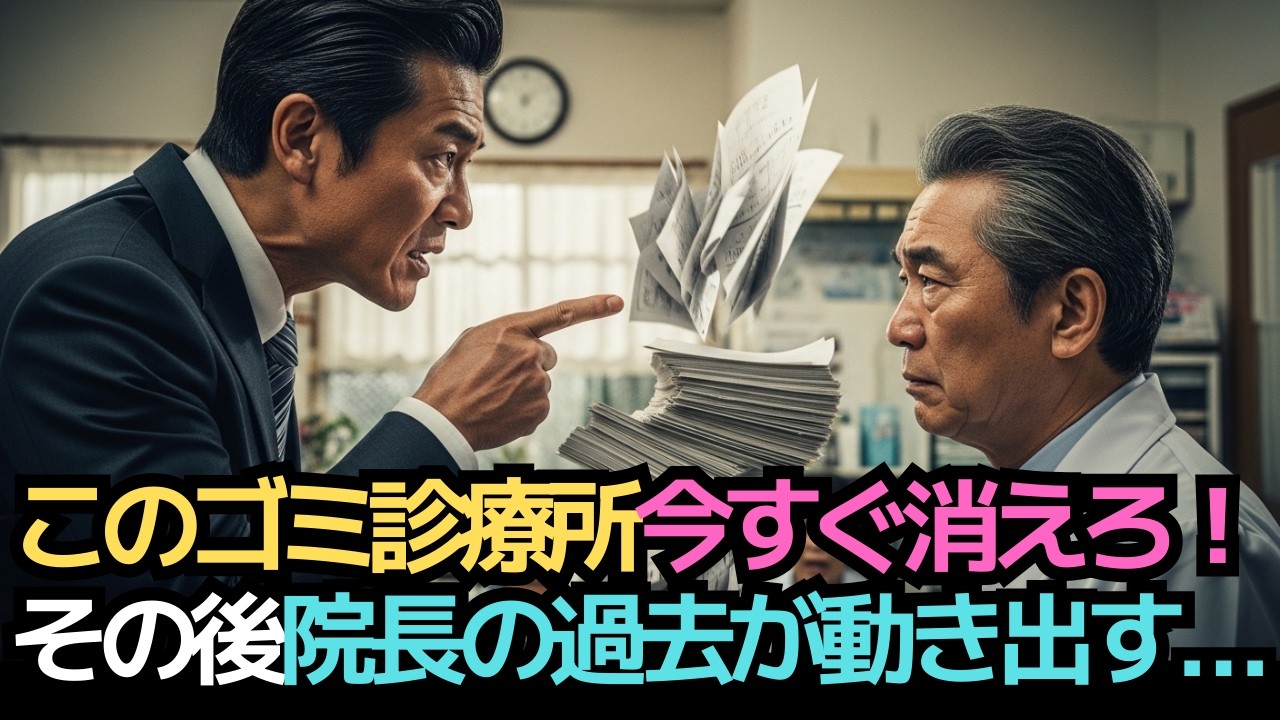 「このゴミみたいな診療所、今すぐ消えろ！！」と町医者を嘲笑した男。その後、院長の“過去”が静かに動き始めて…