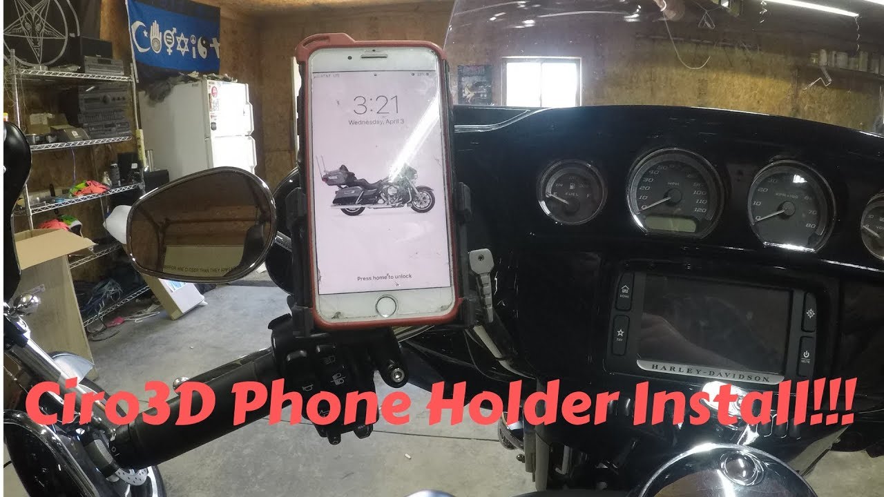 Ciro3D Phone Holder Install