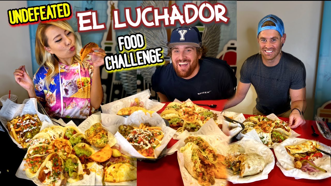 UNDEFEATED 7LB "EL LUCHADOR" CHALLENGE at Santo's Tacos in Utah!! 