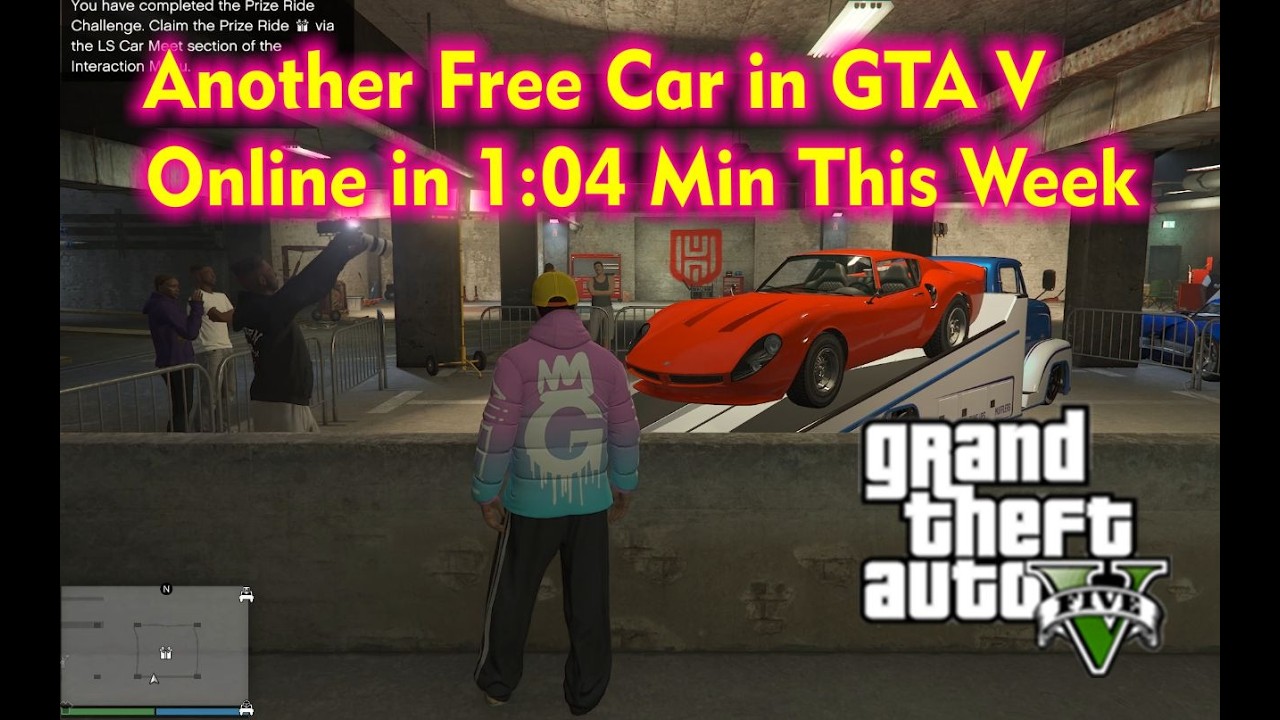 Prize Ride Free Car in 1:04 Min GTA V Online
