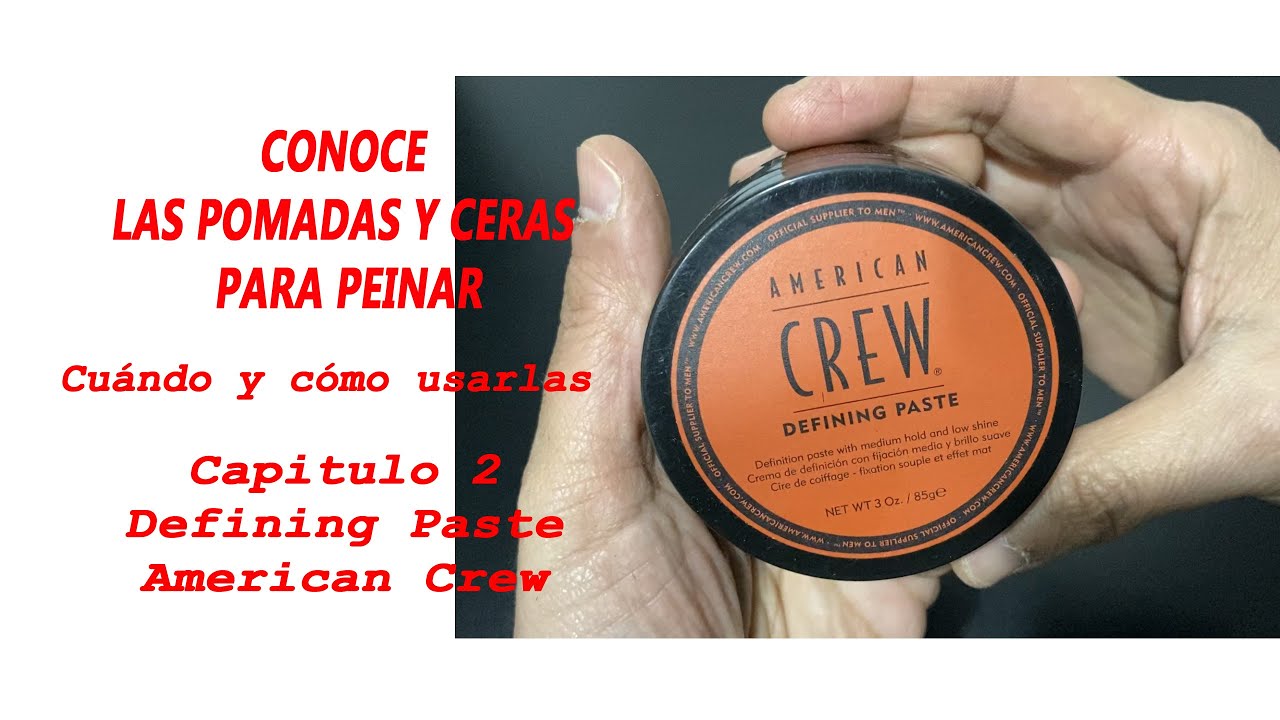 CÓMO USAR la Defining Paste de American Crew