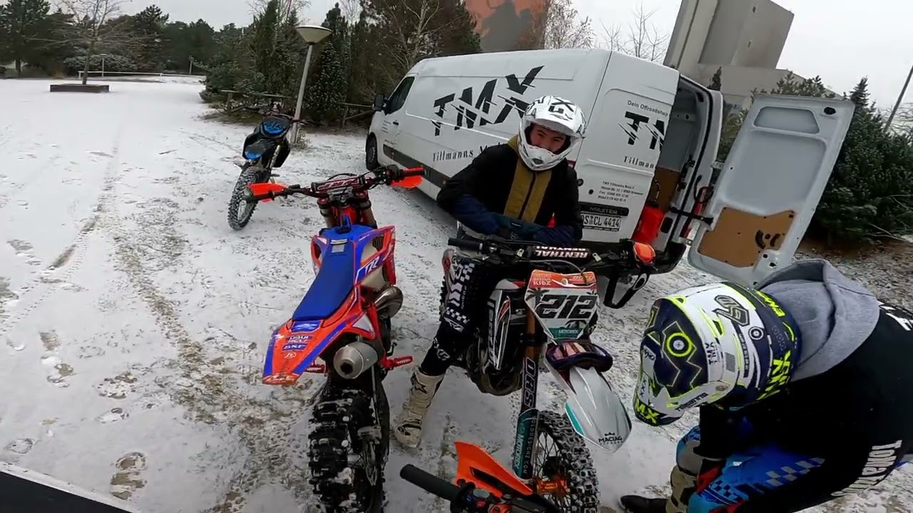 DAS ERSTE MAL ENDURO ❄️ | ALLES GEHT SCHIEF | HWK X LC171