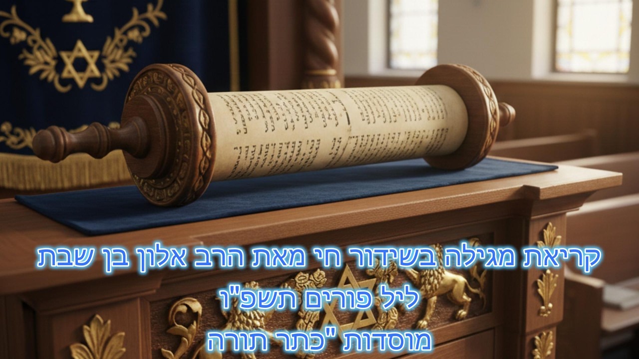 קריאת המגילה ליל פורים בשידור חי תשפ