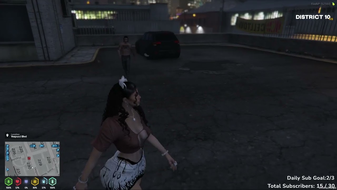 Doll plays GTA V | Daija Monroe in District 10v8  RP  (full stream)