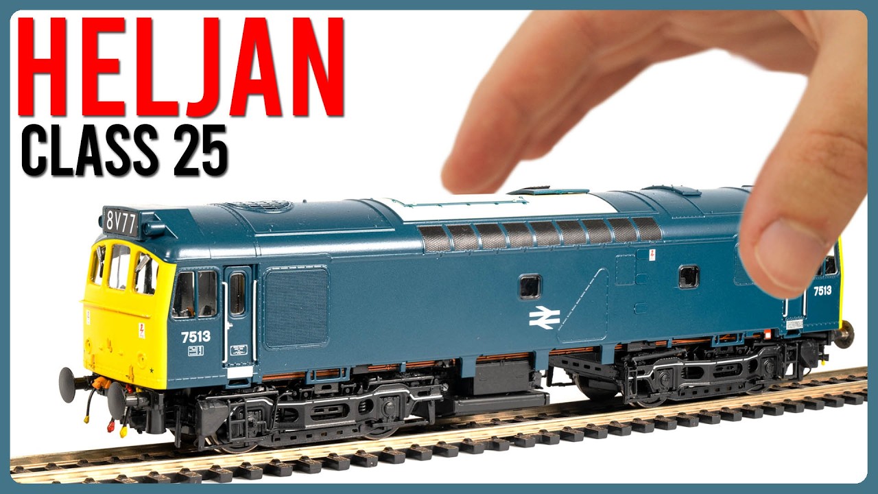 Хорошо сделанный локомотив Heljan!? | Class 25 | Распаковка и обзор