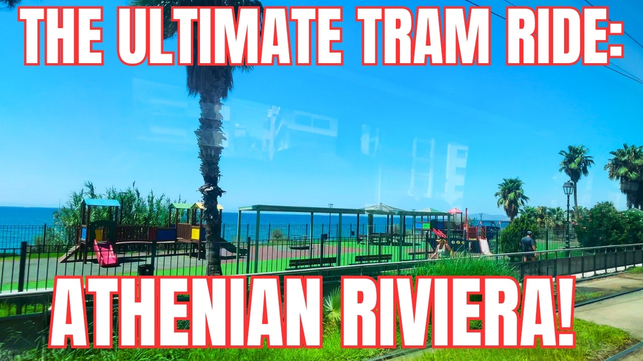 Athens BEACH to CITY CENTRE - The BEST TRAM Ride!