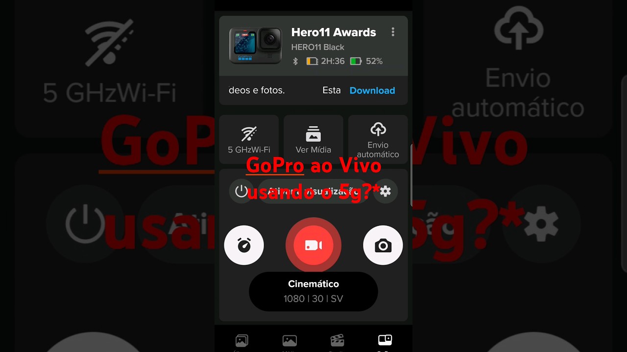 GoPro Ao VIVO: Como transmitir usando o Quik??#GoPro #GoProBR