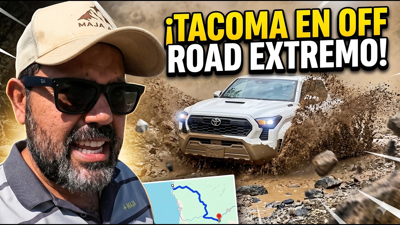 Llevamos la TACOMA NUEVA al L&iacute;mite 🔥 &iexcl;Prueba Extrema Off-Road!