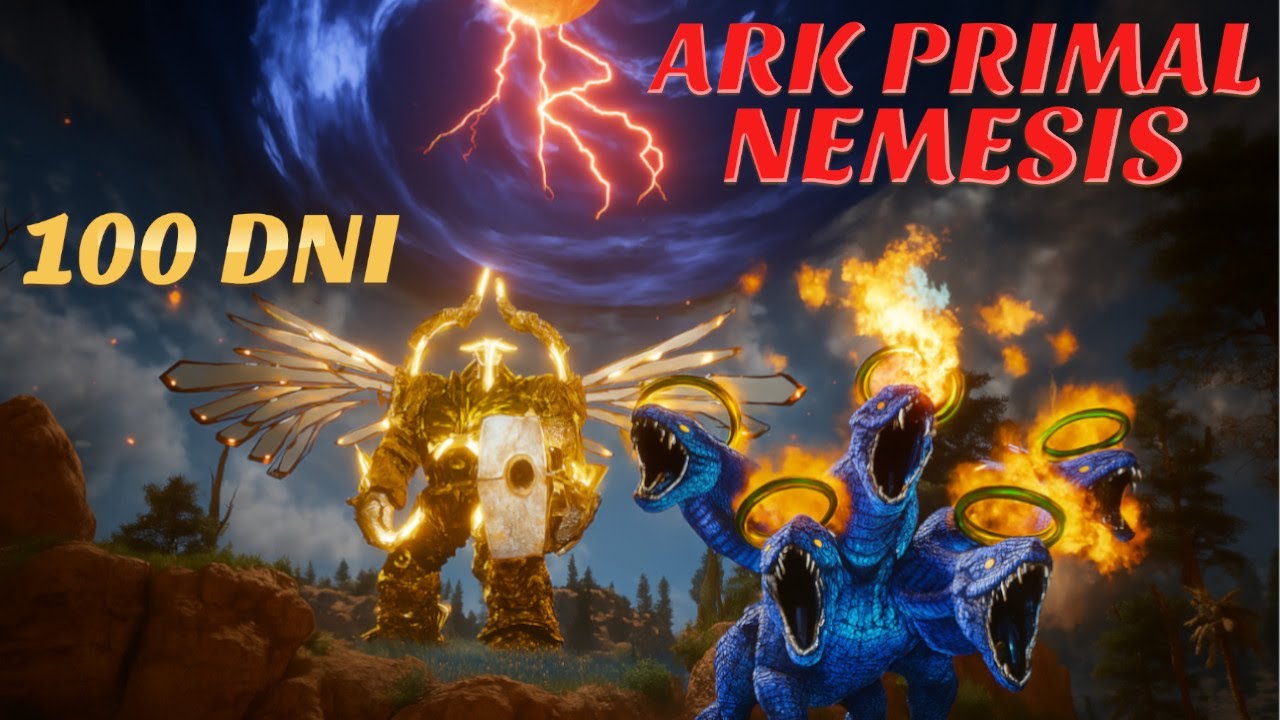 Najtrudniejsze 100 DNI w ARK! Mod Primal Nemesis to czyste piekło