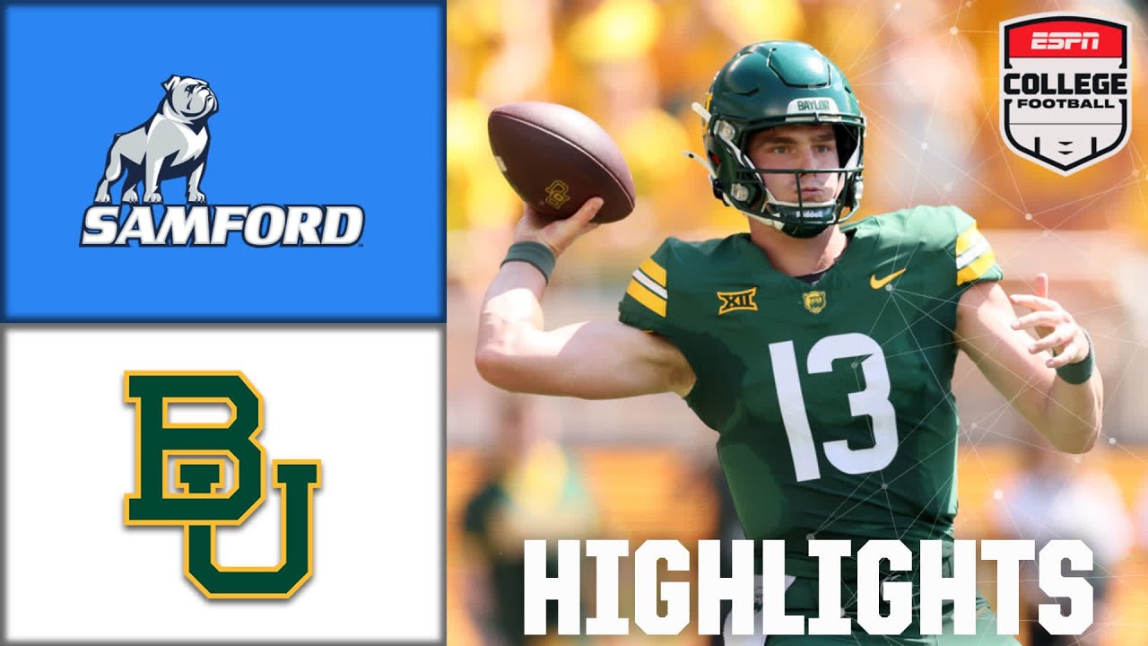 Samford Bulldogs vs. Baylor Bears | Full Game Highlights | ESPN College Football