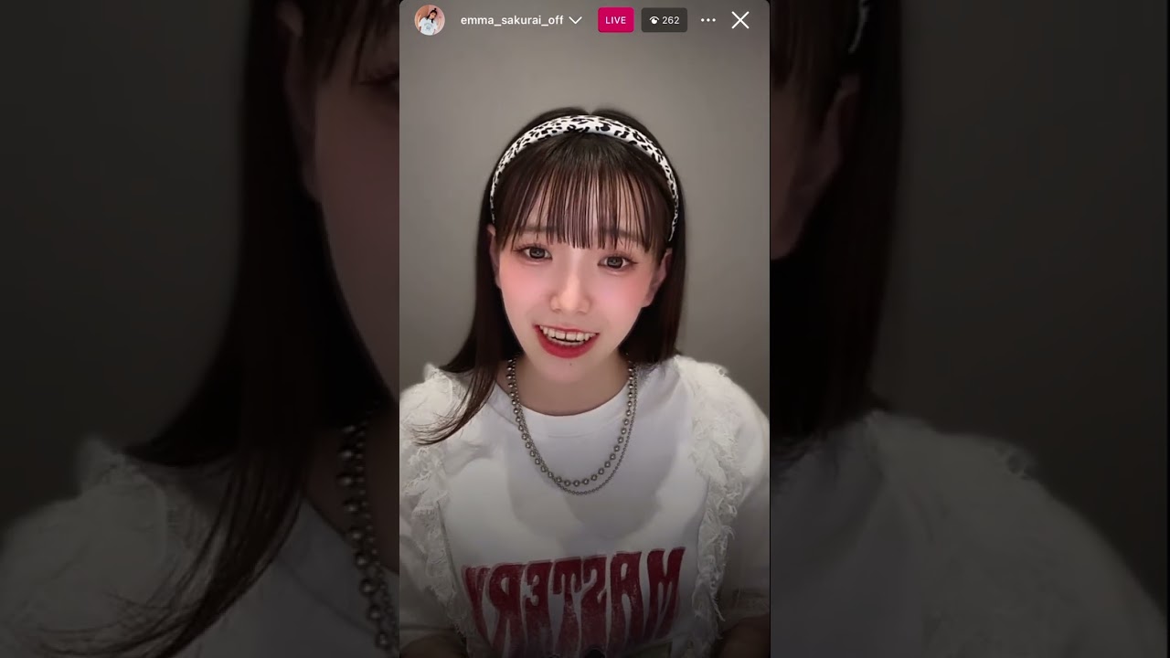 桜井えま インスタライブ 2024/08/25