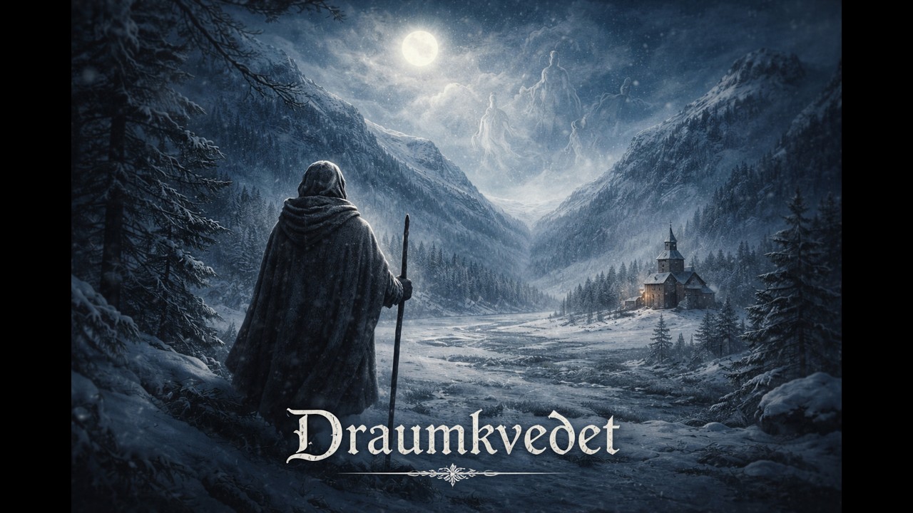 Draumkvedet | Mystisk Norrøn Sang & Nordisk Vinterstemning - Produsert av Norsk På Nytt