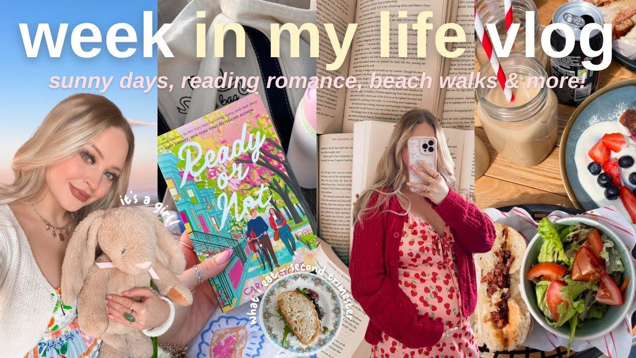 Week in my life ✨🍓 a five star romance, beach walks, farmers market, hauls & more!💌 WEEKLY VLOG