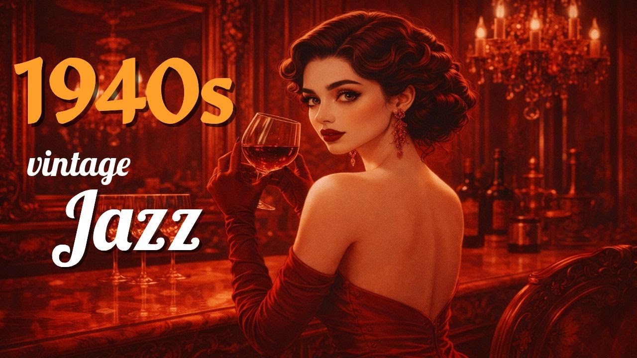 1940's 향수를 불러일으키는 빈티지 재즈 🎷 재즈바ㅣ라운지음악ㅣ편안한 분위기ㅣ공부 ㅣ휴식 ㅣ 커피ㅣ휴식용 배경음악