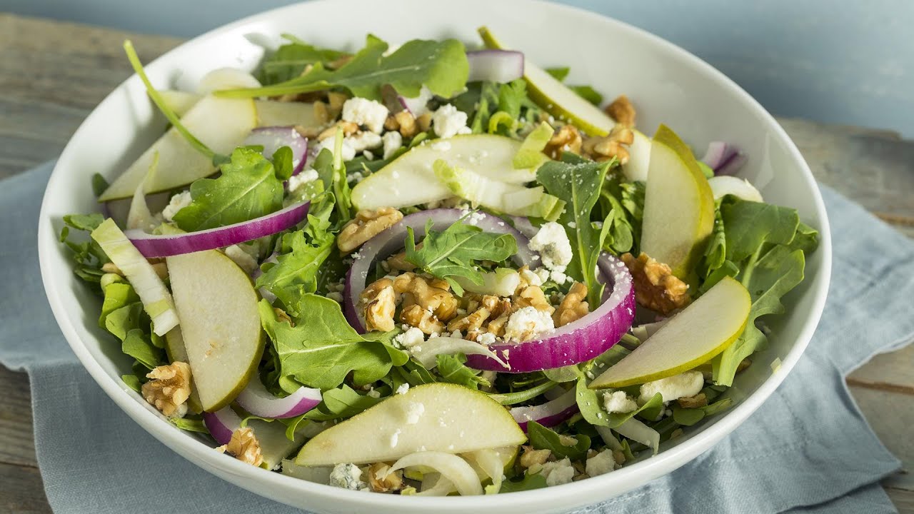How To Make Escarole Salad with Pears and Blue Cheese By Rachael