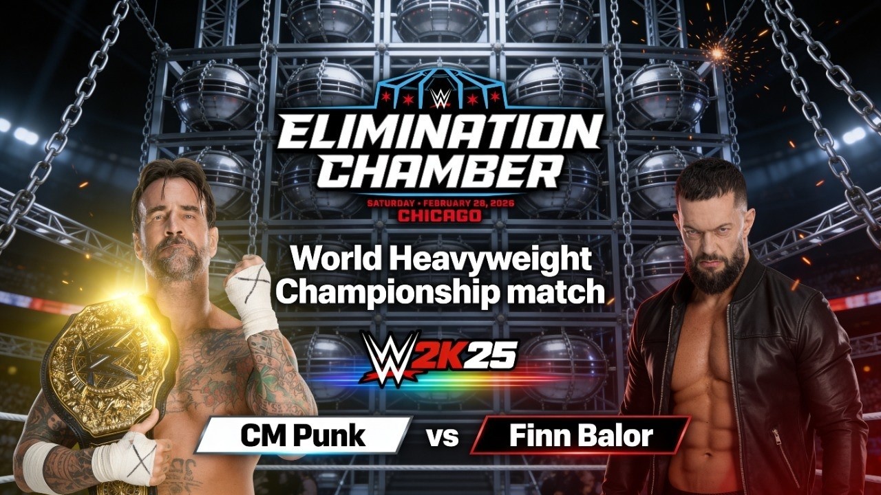 FULL MATCH: CM Punk vs Finn Balor — World Heavyweight Championship: Elimination Chamber 2026